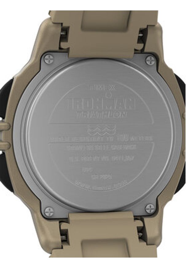 Timex Zegarek Ironman Flix 100 Lap TW5M63100 Beżowy. Kolor: beżowy