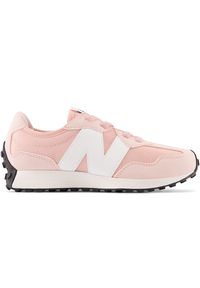 Buty dziecięce New Balance PH327CGP – różowe. Okazja: na co dzień. Kolor: różowy. Materiał: guma, syntetyk, materiał. Szerokość cholewki: normalna. Sezon: lato