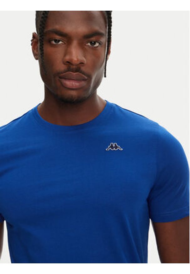 Robe di Kappa T-Shirt Luc 611187W Niebieski Regular Fit. Kolor: niebieski. Materiał: bawełna