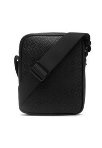 TOMMY HILFIGER - Tommy Hilfiger Saszetka Th Embossed Flag Mini Reporter AM0AM14193 Czarny. Kolor: czarny. Materiał: skóra #4