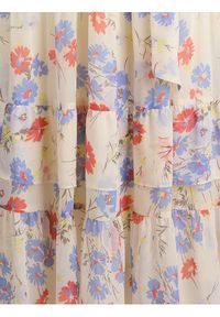 Lauren Ralph Lauren - LAUREN RALPH LAUREN Sukienka letnia 200P08686001 Kremowy Regular Fit. Kolor: kremowy. Materiał: syntetyk. Sezon: lato #2