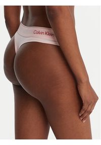 Calvin Klein Underwear Stringi LV00QF8518 Różowy. Kolor: różowy. Materiał: bawełna #5