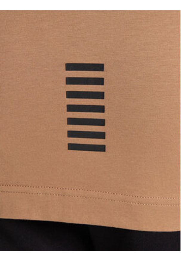 EA7 Emporio Armani Polo 8NPF14 PJVQZ U6171 Beżowy Regular Fit. Typ kołnierza: polo. Kolor: beżowy. Materiał: bawełna