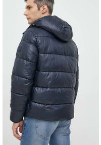 Michael Kors kurtka męska kolor granatowy zimowa. Okazja: na co dzień. Kolor: niebieski. Materiał: poliester, materiał. Wzór: gładki. Sezon: zima. Styl: casual #6