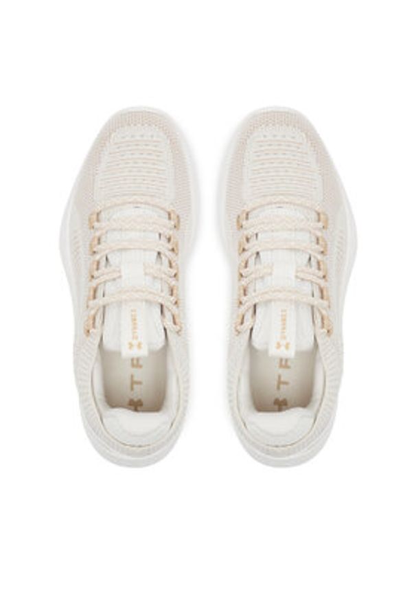 Under Armour Buty na siłownię Ua W Dynamic 2 3028077 Beżowy. Kolor: beżowy. Materiał: materiał. Sport: fitness