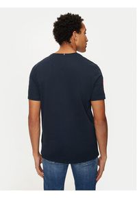 U.S. Polo Assn. T-Shirt MUP3311 Granatowy Slim Fit. Typ kołnierza: polo. Kolor: niebieski. Materiał: bawełna #5