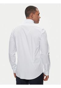 Calvin Klein Koszula Geometric Print K10K112609 Biały Slim Fit. Kolor: biały. Materiał: bawełna. Wzór: nadruk #4