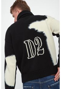 Sweter męski wełniany DSQUARED2. Materiał: wełna #3