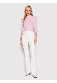 Glamorous Sweter AC3084 Różowy Regular Fit. Kolor: różowy. Materiał: wiskoza