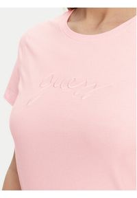 Guess T-Shirt O5GI02 KBBU1 Różowy Regular Fit. Kolor: różowy. Materiał: bawełna #3