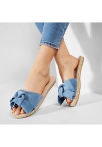Manebi Espadryle Sandals With Bow M 3.0 J0 Niebieski. Kolor: niebieski #5