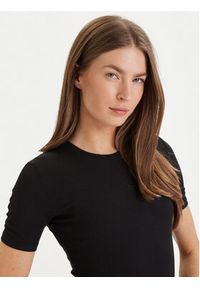 Calvin Klein T-Shirt LV044D246G Czarny Slim Fit. Kolor: czarny #4