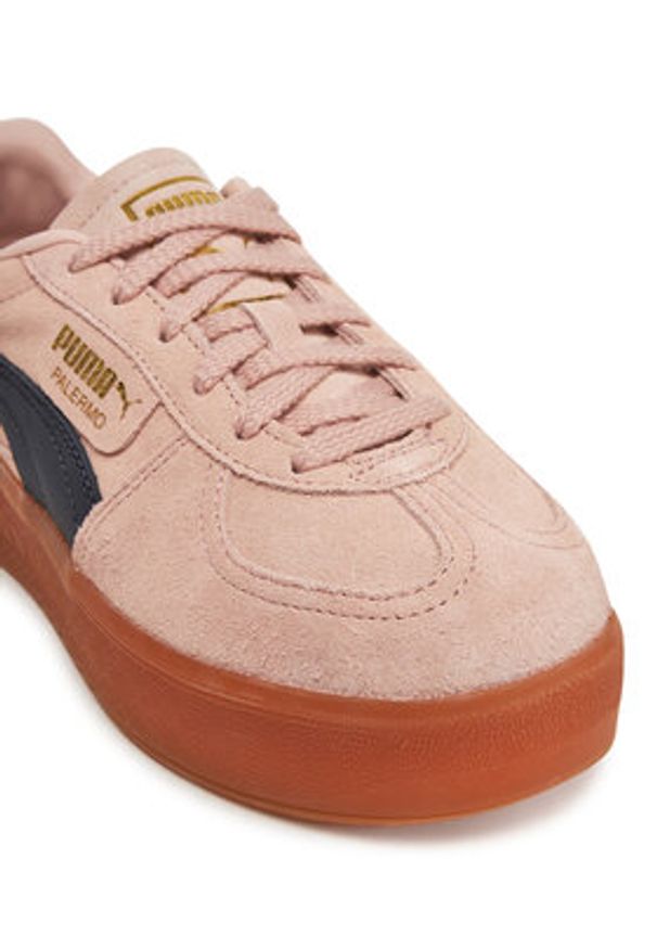 Puma Sneakersy Palermo Elevata Wns 399348 10 Różowy. Kolor: różowy. Materiał: skóra, zamsz