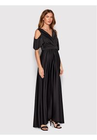 Rinascimento Sukienka wieczorowa CFC0110593003 Czarny Regular Fit. Kolor: czarny. Materiał: syntetyk. Styl: wizytowy