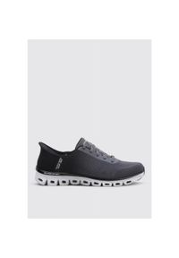 skechers - Tenisówki Skechers Model Glide-step - Excite Kolor Szary. Kolor: czarny. Materiał: tkanina