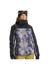 Roxy - Kurtka do sportów zimowych techniczna damska ROXY JETTY BLOCK 10K. Kolor: szary. Sezon: zima. Sport: narciarstwo #1