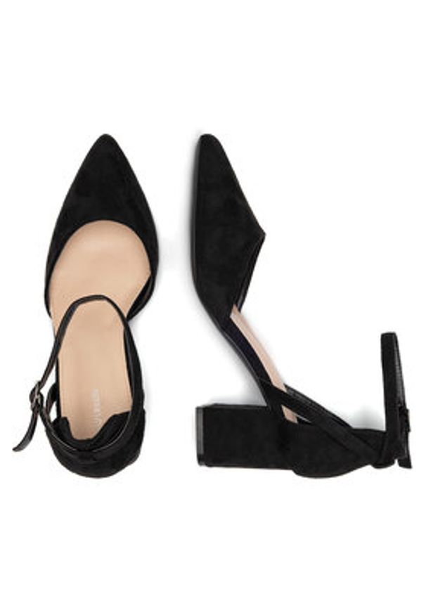 DeeZee Czółenka WSS20968-02 Czarny. Kolor: czarny. Materiał: skóra