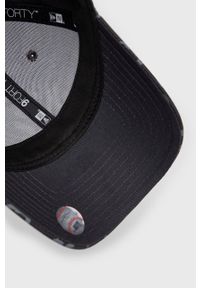 New Era czapka bawełniana kolor granatowy z aplikacją. Kolor: niebieski. Materiał: bawełna. Wzór: aplikacja #2