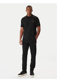Karl Lagerfeld - KARL LAGERFELD Polo 745025 561235 Czarny Regular Fit. Typ kołnierza: polo. Kolor: czarny. Materiał: bawełna #3