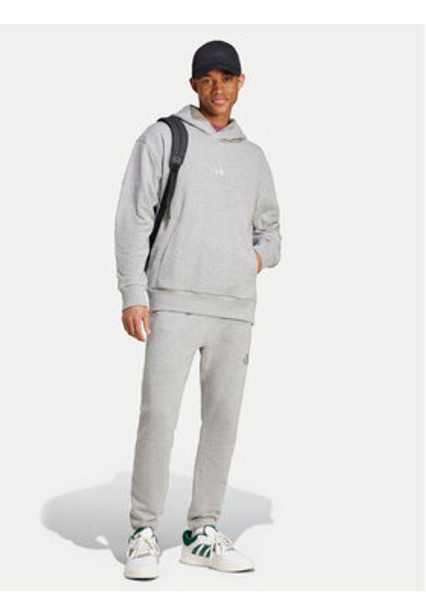 Adidas - adidas Spodnie dresowe ALL SZN French Terry IY6558 Szary Loose Fit. Kolor: szary. Materiał: bawełna