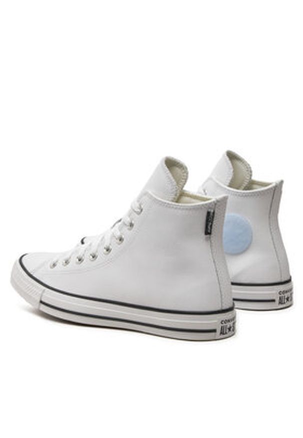 Converse Trampki Chuck Taylor All Star Twill A08761C Biały. Kolor: biały. Materiał: skóra