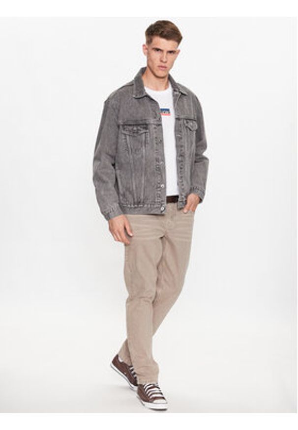Levi's® Kurtka jeansowa Silvertab A3179-0002 Szary Relaxed Fit. Kolor: szary. Materiał: bawełna, jeans