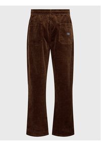 Volcom Spodnie materiałowe Outer Spaced A1232205 Brązowy Loose Fit. Kolor: brązowy. Materiał: sztruks