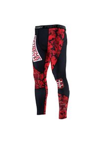 Legginsy sportowe męskie EXTREME HOBBY RED WARRIOR. Kolor: czarny. Materiał: poliester, elastan #1