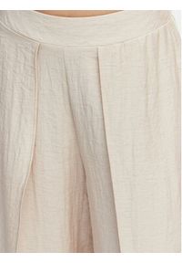 YSABEL MORA - Ysabel Mora Spodnie materiałowe 86272 Beżowy jasny Wide Leg. Kolor: beżowy. Materiał: wiskoza #5