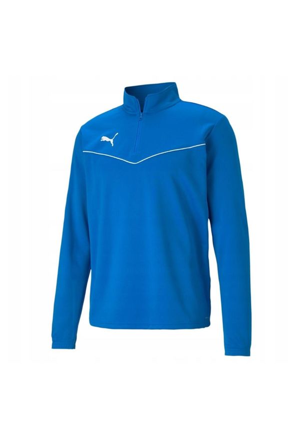 Puma - Męska Bluza Team Rise. Kolor: niebieski