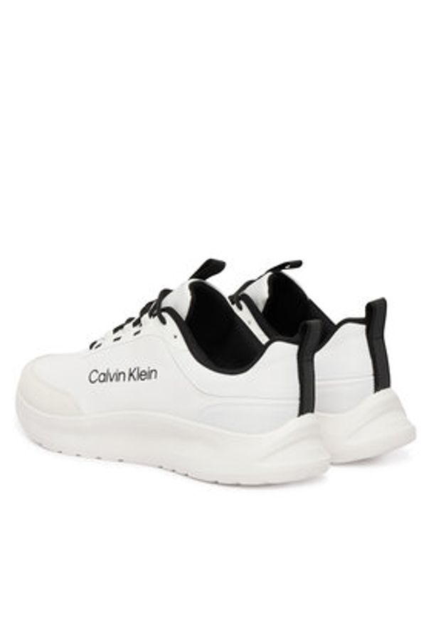 Calvin Klein Sneakersy Light Eva Runn Ess Laceup Ny-Su HM0HM02342 Biały. Kolor: biały. Materiał: materiał