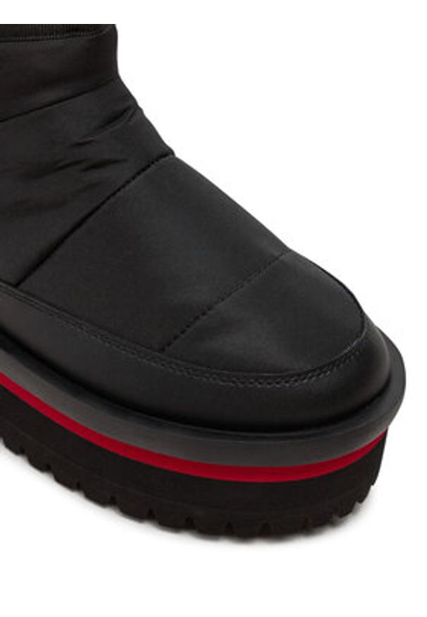 Tommy Jeans Śniegowce Tjw Nylon Flatform Boot Wl EN0EN02689 Czarny. Kolor: czarny. Materiał: materiał
