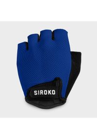 SIROKO - Mężczyzna i kobieta Kolarstwo Rękawiczki rowerowe Aero Dark Blue Siroko Niebi. Kolor: niebieski. Materiał: nylon. Sport: kolarstwo