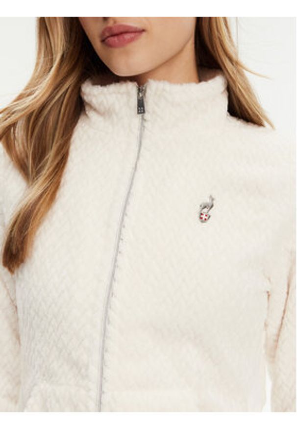 Aulp Polar Becco Biały Regular Fit. Kolor: biały. Materiał: syntetyk