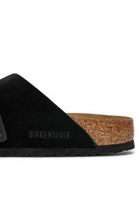 Birkenstock Klapki Kyoto Lenb 1022566 Czarny. Kolor: czarny. Materiał: nubuk, skóra #4