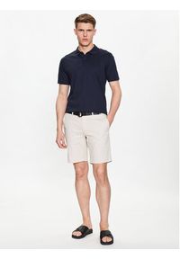 Calvin Klein Polo K10K111657 Granatowy Slim Fit. Typ kołnierza: polo. Kolor: niebieski. Materiał: bawełna #4