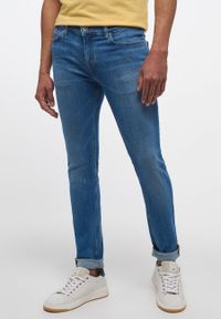 Mustang - MUSTANG ATLANTA SUPER SKINNY MĘSKIE SPODNIE JEANSOWE JEANSY DENIM BLUE 1013679 5000 582