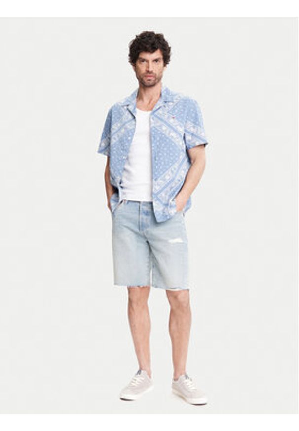 Levi's® Szorty jeansowe 501® 36512-0257 Niebieski Regular Fit. Kolor: niebieski. Materiał: bawełna