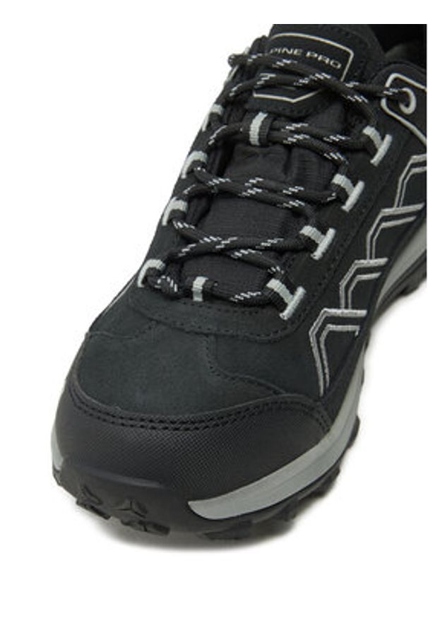 ALPINE PRO Trekkingi Gimie UBTD371990 Czarny. Kolor: czarny. Materiał: zamsz, skóra. Sport: turystyka piesza