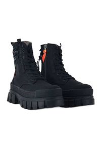 Buty Palladium Revolt Boot W 97241-010-M czarne. Zapięcie: sznurówki. Kolor: czarny. Materiał: materiał, syntetyk, guma. Szerokość cholewki: normalna #3