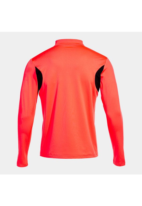 Dziecięca kurtka dresowa 1/2 zip Joma Winner III. Kolor: wielokolorowy, czarny, czerwony, różowy. Materiał: dresówka