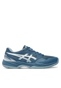 Asics Buty halowe Gel-Court Hunter 3 1071A088 Niebieski. Kolor: niebieski. Materiał: skóra