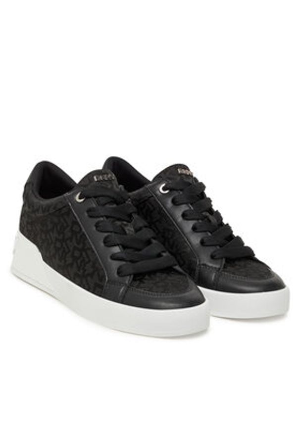 DKNY Sneakersy K1507746 Czarny. Kolor: czarny. Materiał: materiał