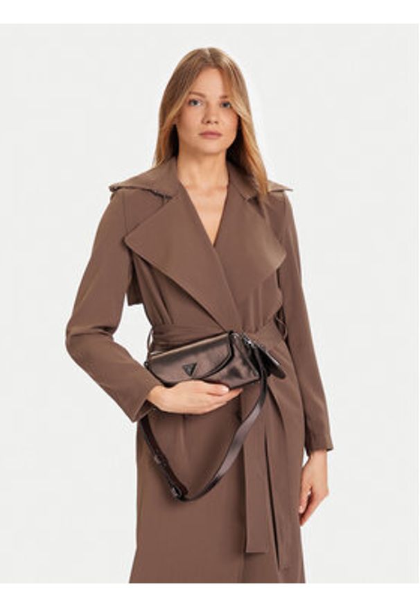 Guess Torebka Bolena HWMM92 07190 Szary. Kolor: szary. Materiał: skórzane