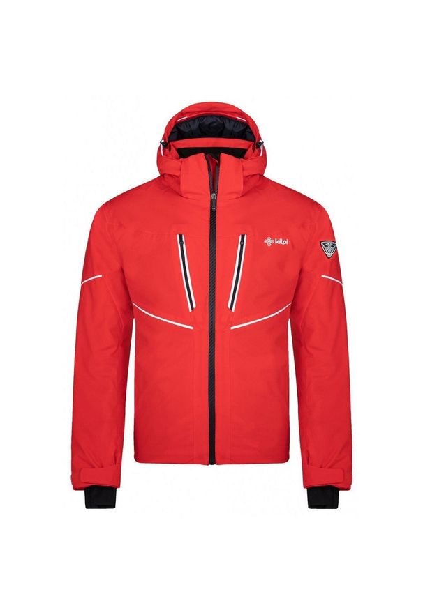 Męska kurtka narciarska Kilpi TONN-M. Kolor: czerwony. Sezon: zima. Sport: narciarstwo