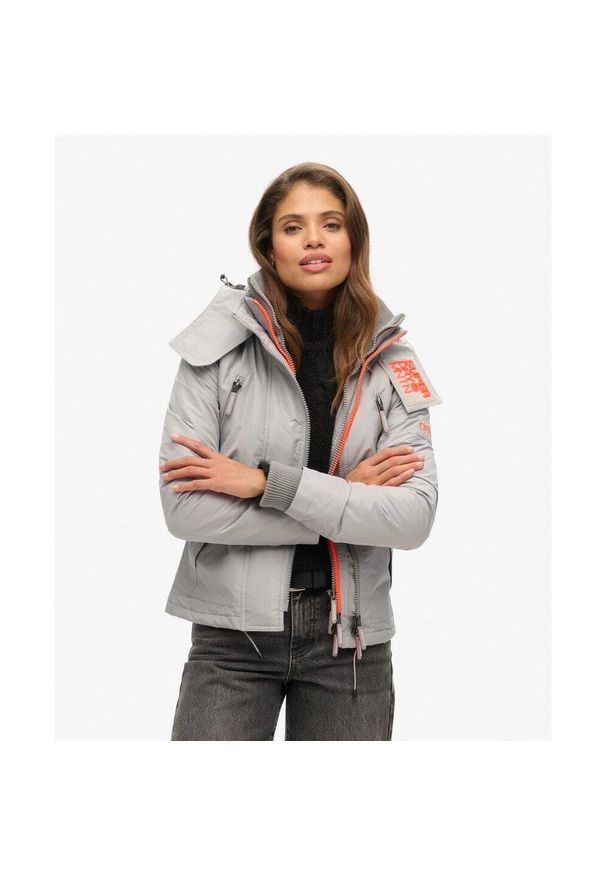 Superdry - Kurtka przeciwwiatrowa Mountain SD-Windcheater. Kolor: szary. Długość rękawa: długi rękaw. Styl: elegancki