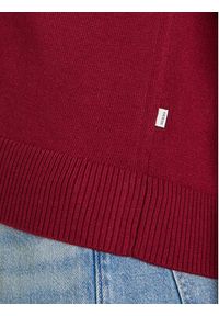 Guess Jeans Kardigan W4BR16 Z3HO2 Czerwony Regular Fit. Kolor: czerwony. Materiał: syntetyk