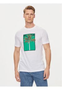 United Colors of Benetton - United Colors Of Benetton T-Shirt 3P7XU108X Biały Regular Fit. Kolor: biały. Materiał: bawełna #1