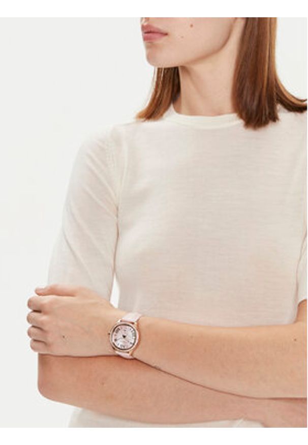 Michael Kors Zegarek Sage MK4820 Różowy. Kolor: różowy. Materiał: skóra