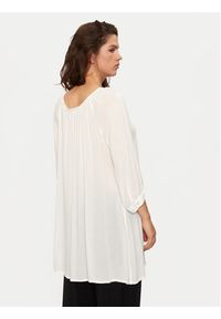 Kaffe Tunika Amber 501030 Biały Regular Fit. Kolor: biały. Materiał: wiskoza #6